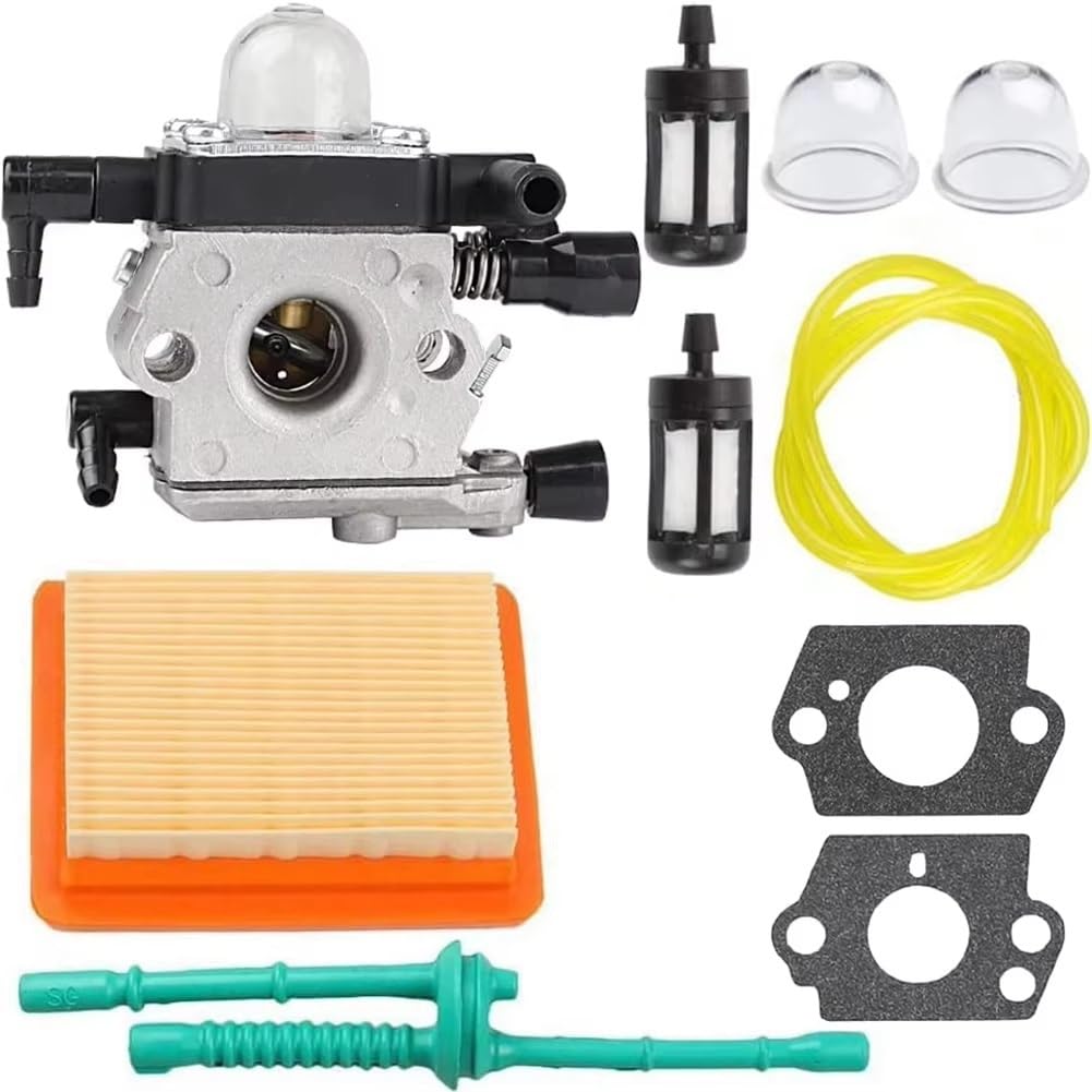 Vergaser Für MM55 MM55C Pinne 4601-120-0600 Ersetzen Sie Den Vergaser Für Zama C1Q-S202A Mit Luftfilter Kraftstoffleitung Tune-Up-Kit Moto Vergaser Vergaser Für MM55 MM55C Pinne 4601-120-0600 Ersetzen Sie Den Vergaser Für Zama C1Q-S202A Mit Luftfilter Kraftstoffleitung Tune-Up-Kit Moto Vergaser von WSUMKH
