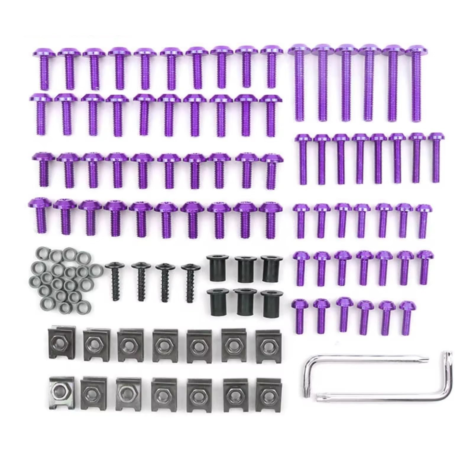 Kompatibel Mit Yamaha Für TMAX 530 500 Für NVX155 Für Aerox155. Motorrad-Verkleidungsschrauben-Set, Karosserieschrauben, Muttern, Motorrad-Windschutzscheibenschrauben Schrauben sbolzen Muttern(Purple) Kompatibel Mit Yamaha Für TMAX 530 500 Für NVX155 Für Aerox155. Motorrad-Verkleidungsschrauben-Set, Karosserieschrauben, Muttern, Motorrad-Windschutzscheibenschrauben Schrauben sbolzen Muttern(Purple) von WTIXCRQ