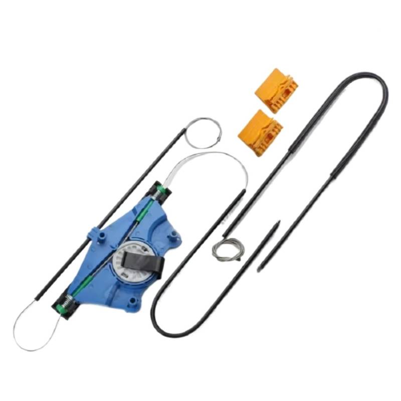 WTIXCRQ Auto Fensterheber Kompatibel Mit VW Für Touareg 2003 2004 2005 2006 2007 2008 2009 2010 Reparatursatz Für Elektrische Fensterheber Vorne Rechts 7L0837462/7L0837462D von WTIXCRQ