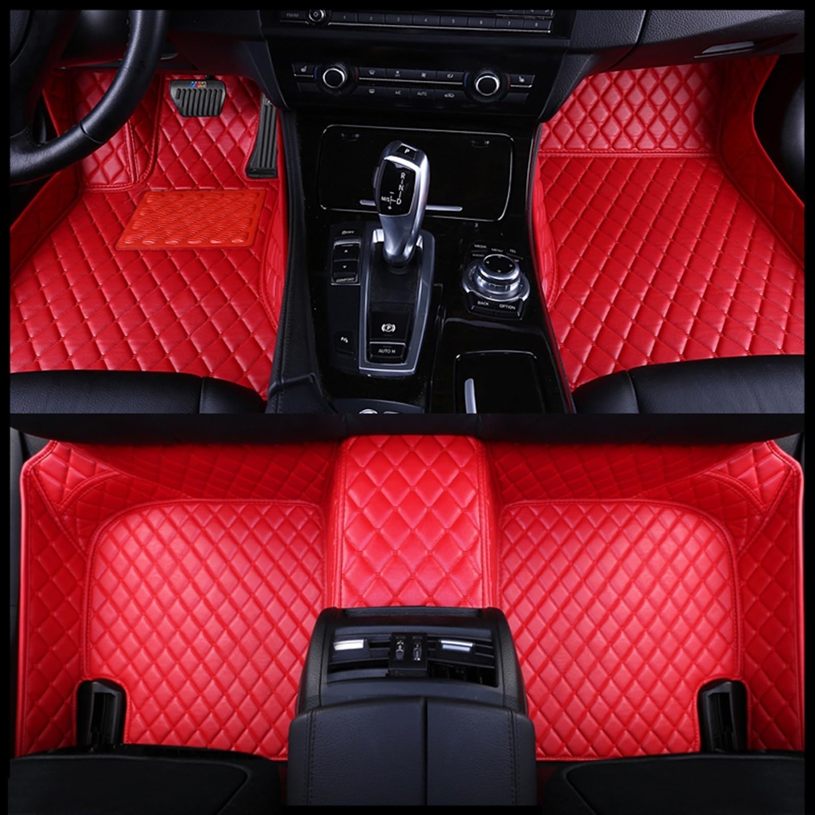 WTIXCRQ Automatte Kompatibel Mit E39 1995 1996 1997 1998 1999 2000 2001 2002 2003 2004 Auto-Fußmatten Teppich-Fußmatte Anti-Rutsch-Fußpolster-Set(9) von WTIXCRQ