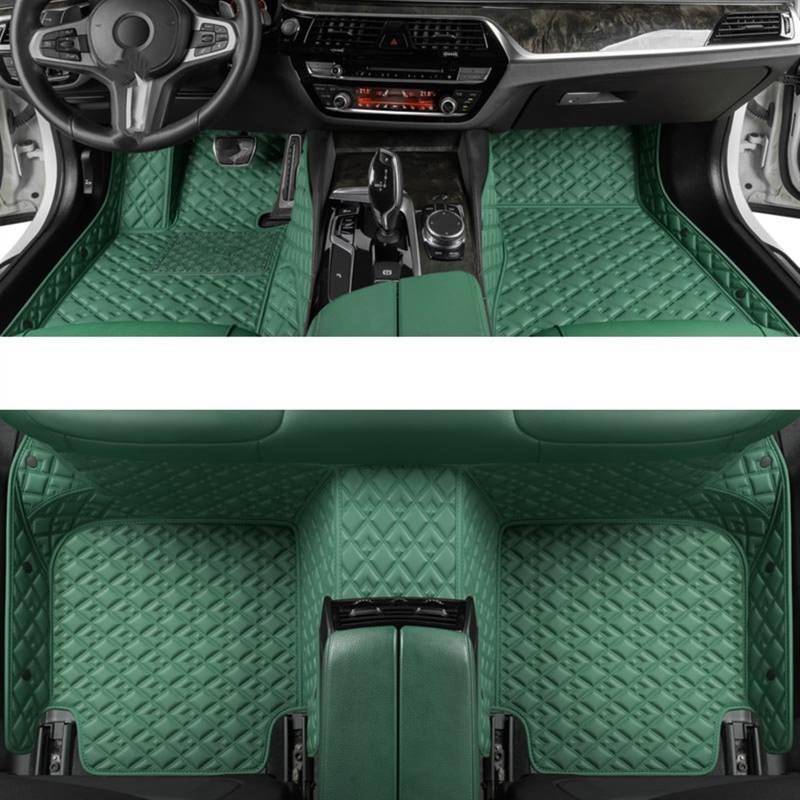 WTIXCRQ Automatte Kompatibel Mit Fit 2014 2015 2016 2017 2018 2019 2020 Auto-Fußmatten Teppich Teppiche Fußpolster Anti-Schmutz-Matte Innenboden-Liner-Pad(3,B) von WTIXCRQ