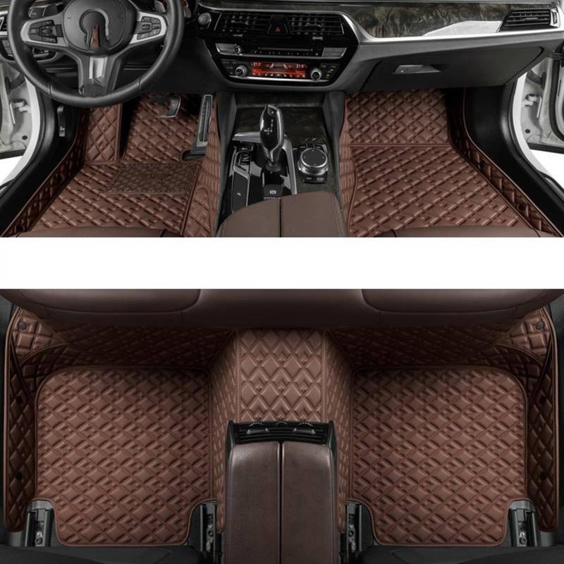 WTIXCRQ Automatte Kompatibel Mit Fit 2014 2015 2016 2017 2018 2019 2020 Auto-Fußmatten Teppich Teppiche Fußpolster Anti-Schmutz-Matte Innenboden-Liner-Pad(6,B) von WTIXCRQ