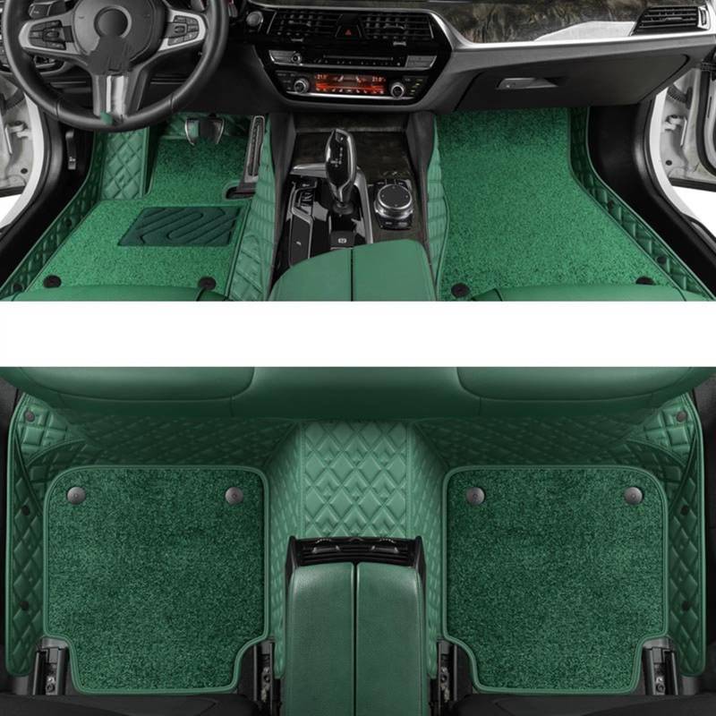 WTIXCRQ Automatte Kompatibel Mit Fit 2014 2015 2016 2017 2018 2019 2020 Auto-Fußmatten Teppich Teppiche Fußpolster Anti-Schmutz-Matte Innenboden-Liner-Pad(7,A) von WTIXCRQ
