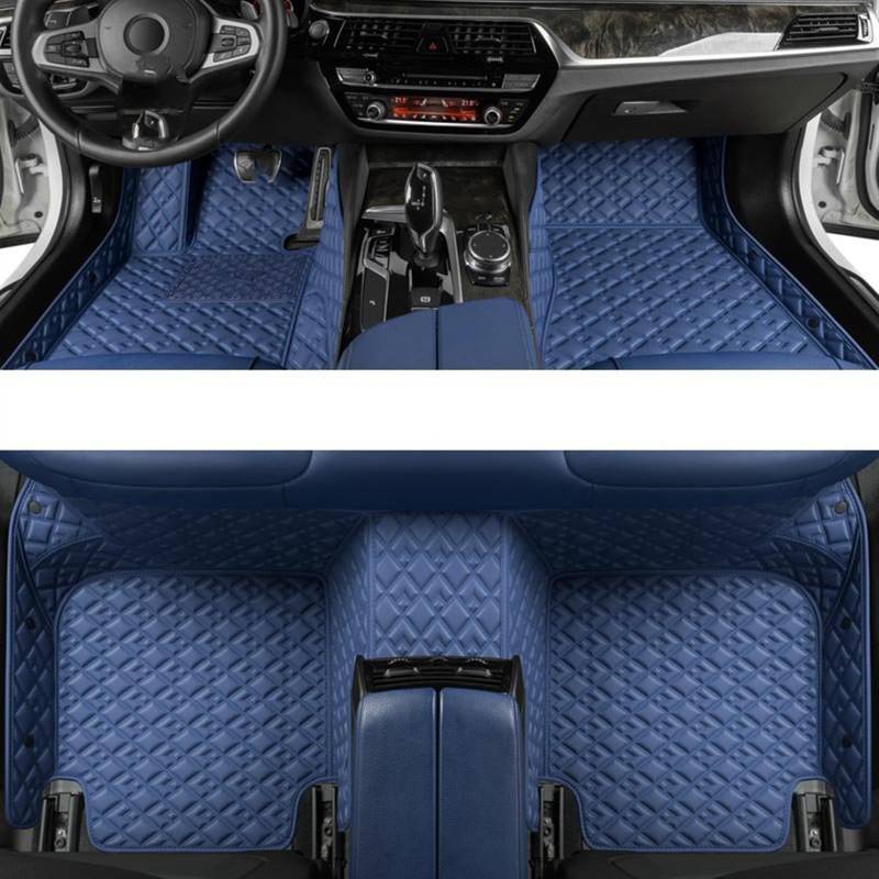 WTIXCRQ Automatte Kompatibel Mit Fit 2014 2015 2016 2017 2018 2019 2020 Auto-Fußmatten Teppich Teppiche Fußpolster Anti-Schmutz-Matte Innenboden-Liner-Pad(7,B) von WTIXCRQ