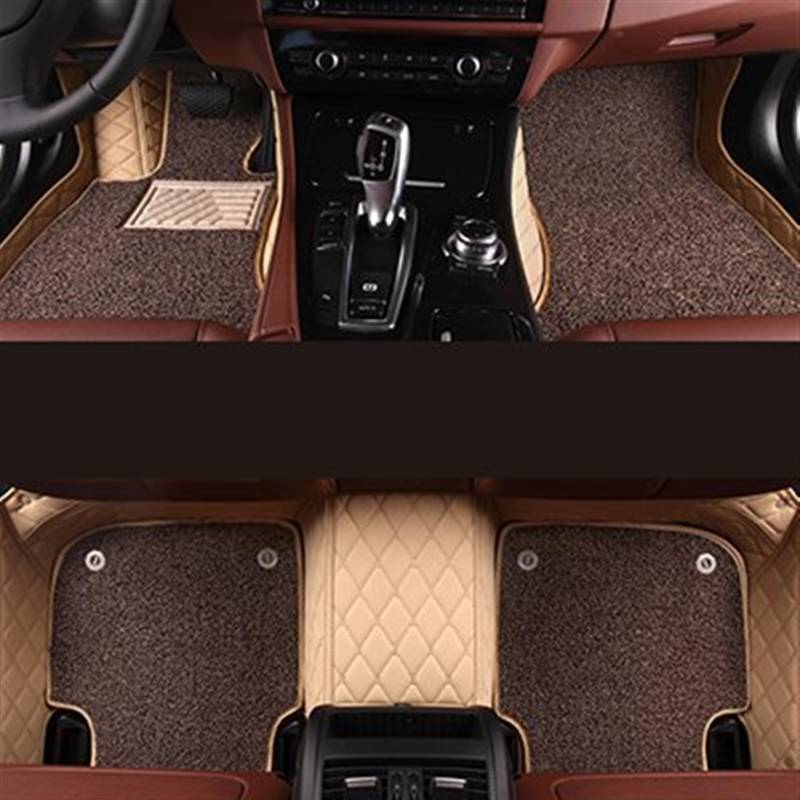 WTIXCRQ Automatte Kompatibel Mit I3 2022 2023, Auto-Fußmatten, Rutschfester Teppich, Fußraummatten, Fußpolster, Rutschfestes Liner-Set(2,LHD) von WTIXCRQ