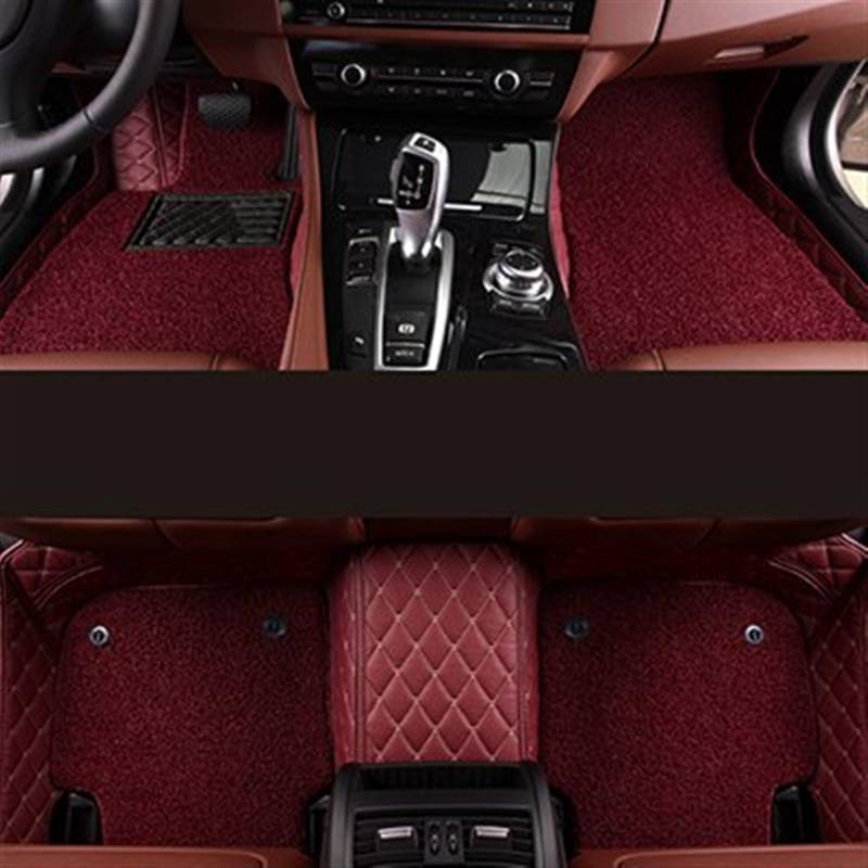 WTIXCRQ Automatte Kompatibel Mit I3 2022 2023, Auto-Fußmatten, Rutschfester Teppich, Fußraummatten, Fußpolster, Rutschfestes Liner-Set(4,LHD) von WTIXCRQ