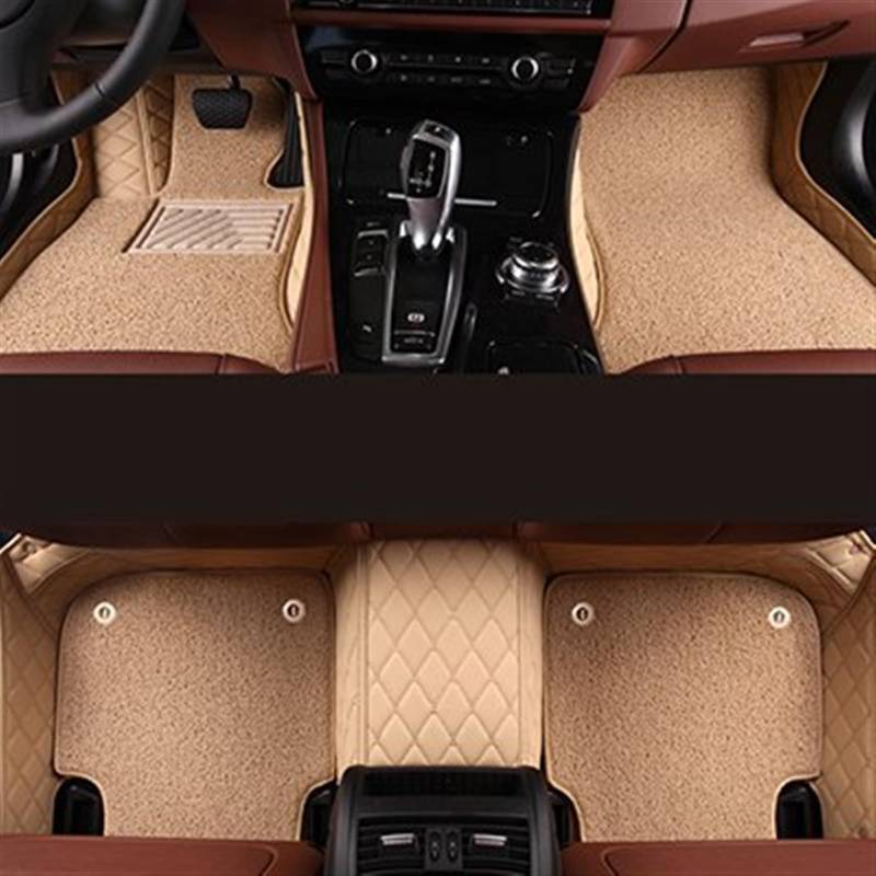 WTIXCRQ Automatte Kompatibel Mit I3 2022 2023, Auto-Fußmatten, Rutschfester Teppich, Fußraummatten, Fußpolster, Rutschfestes Liner-Set(5,RHD) von WTIXCRQ