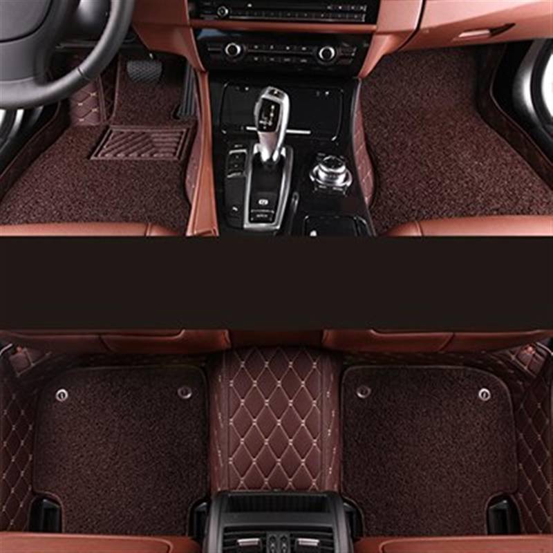 WTIXCRQ Automatte Kompatibel Mit I3 2022 2023, Auto-Fußmatten, Rutschfester Teppich, Fußraummatten, Fußpolster, Rutschfestes Liner-Set(8,RHD) von WTIXCRQ