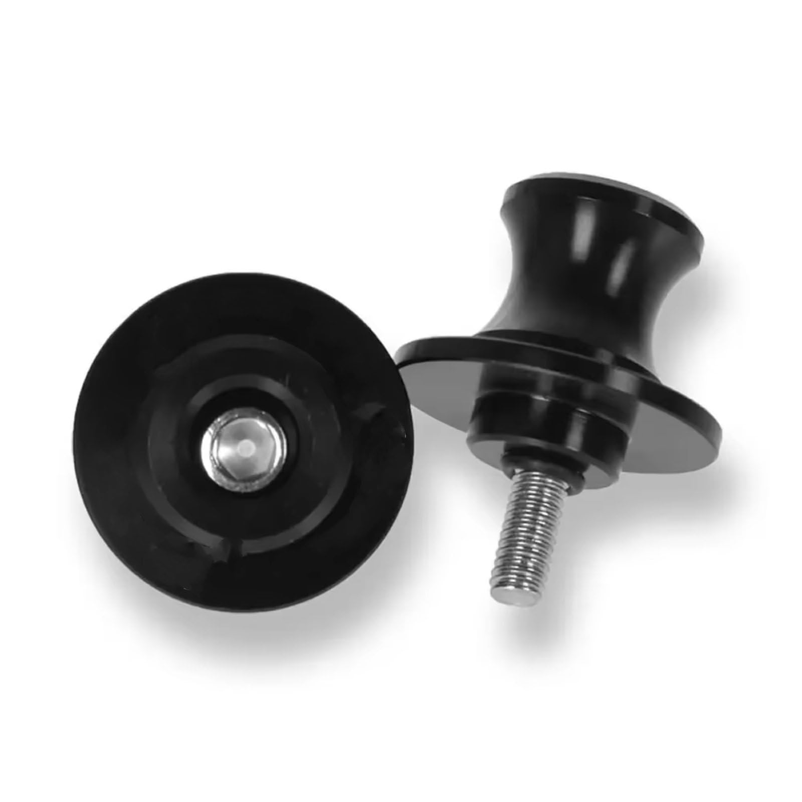 WTIXCRQ Kompatibel Mit Suzuki Für GSX1300R Für Hayabusa 1999-2023 Motorrad CNC Schwinge Schwinge Spule Schieber Ständer Schraube 8MM Motorrad Schraube Schrauben sbolzen Muttern(Black) von WTIXCRQ