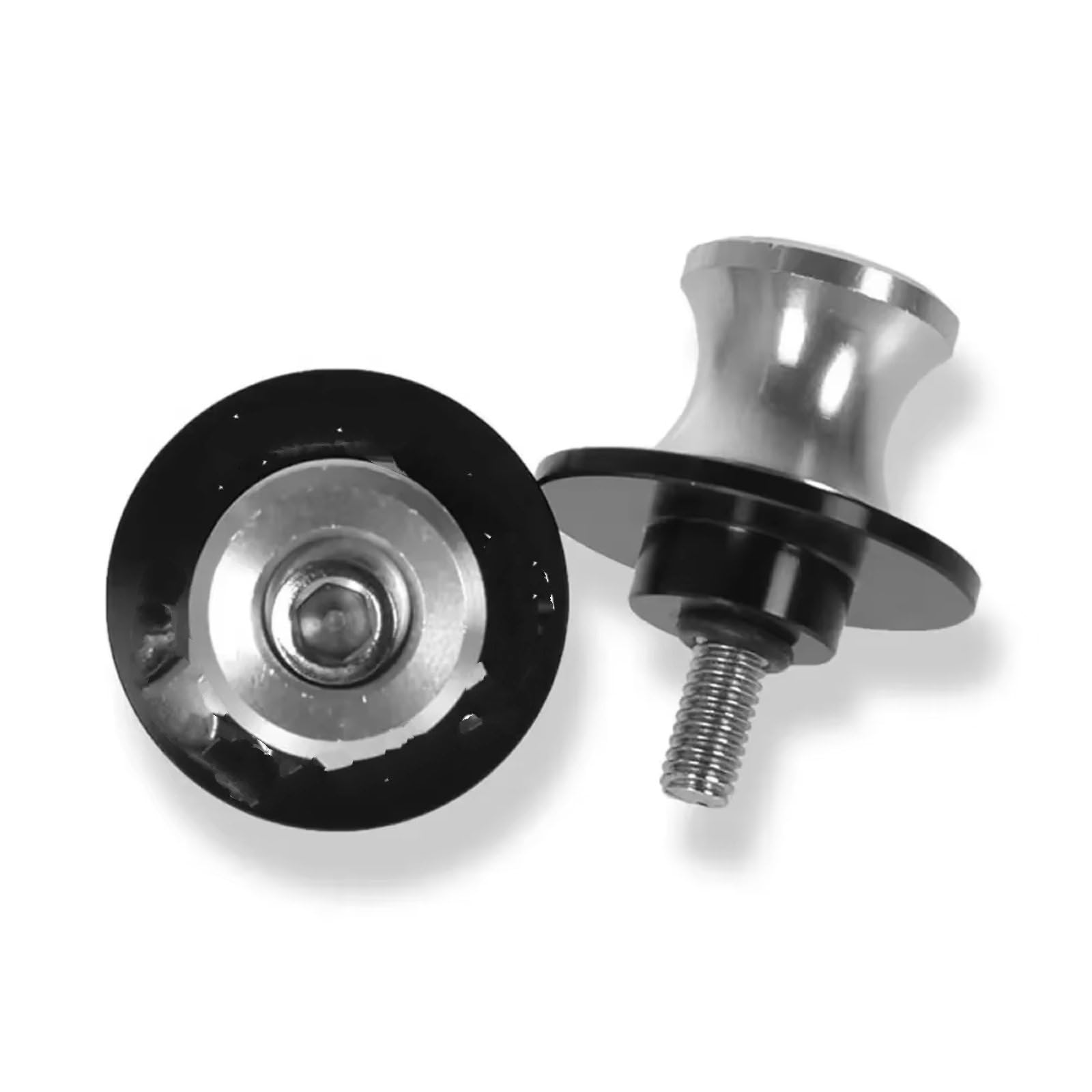 WTIXCRQ Kompatibel Mit Suzuki Für GSX1300R Für Hayabusa 1999-2023 Motorrad CNC Schwinge Schwinge Spule Schieber Ständer Schraube 8MM Motorrad Schraube Schrauben sbolzen Muttern(Silver) von WTIXCRQ