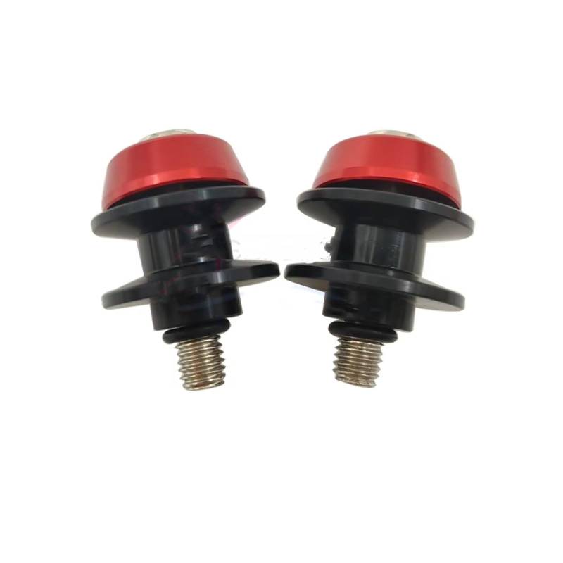 WTIXCRQ Kompatibel Mit Suzuki Für V-Strom 650 DL 250 650 1000 1050 Motorrad Schwingenspulen Schieberschrauben 8MM Standschrauben Schutzschrauben M8 Schrauben sbolzen Muttern(Red) von WTIXCRQ