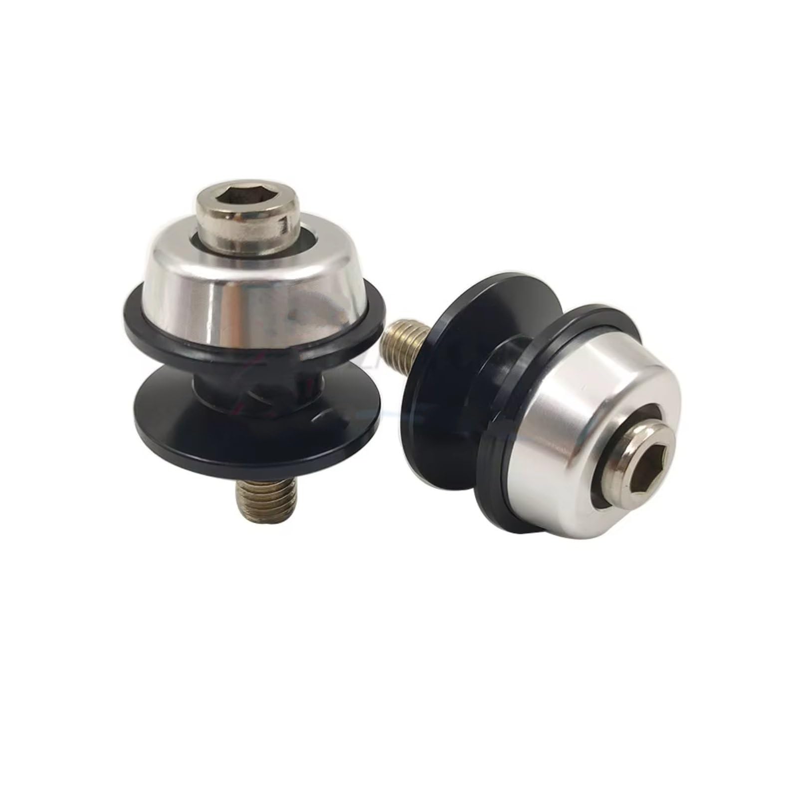 WTIXCRQ Kompatibel Mit Suzuki Für V-Strom 650 DL 250 650 1000 1050 Motorrad Schwingenspulen Schieberschrauben 8MM Standschrauben Schutzschrauben M8 Schrauben sbolzen Muttern(Silver) von WTIXCRQ