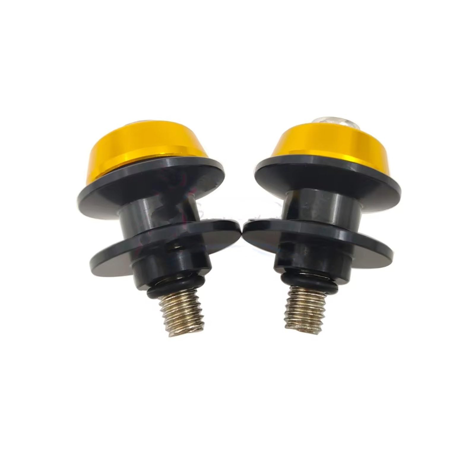 WTIXCRQ Kompatibel Mit Suzuki Für V-Strom 650 DL 250 650 1000 1050 Motorrad Schwingenspulen Schieberschrauben 8MM Standschrauben Schutzschrauben M8 Schrauben sbolzen Muttern(Yellow) von WTIXCRQ