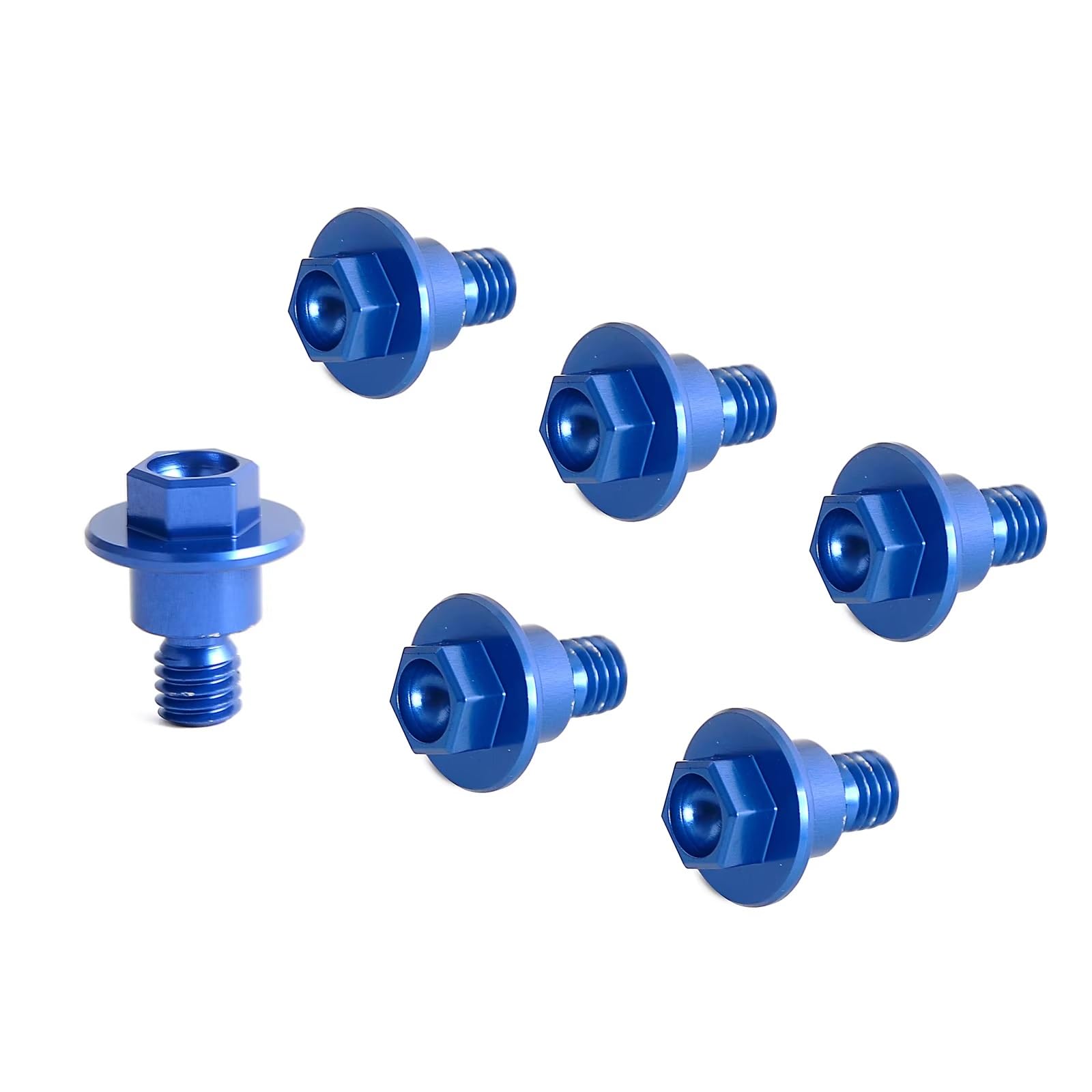 WTIXCRQ Kompatibel Mit Yamaha Für YZ125 Für YZ250 Für YZ250F Für YZ450F 2008–2022 Motorrad Gabel Schutz Bolzen Schraube Motorrad Schrauben Verschluss Schrauben sbolzen Muttern(Blue) von WTIXCRQ
