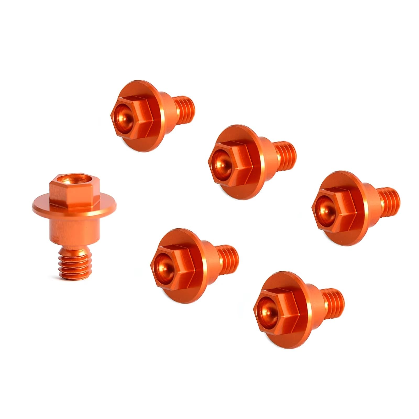 WTIXCRQ Kompatibel Mit Yamaha Für YZ125 Für YZ250 Für YZ250F Für YZ450F 2008–2022 Motorrad Gabel Schutz Bolzen Schraube Motorrad Schrauben Verschluss Schrauben sbolzen Muttern(Yellow) von WTIXCRQ