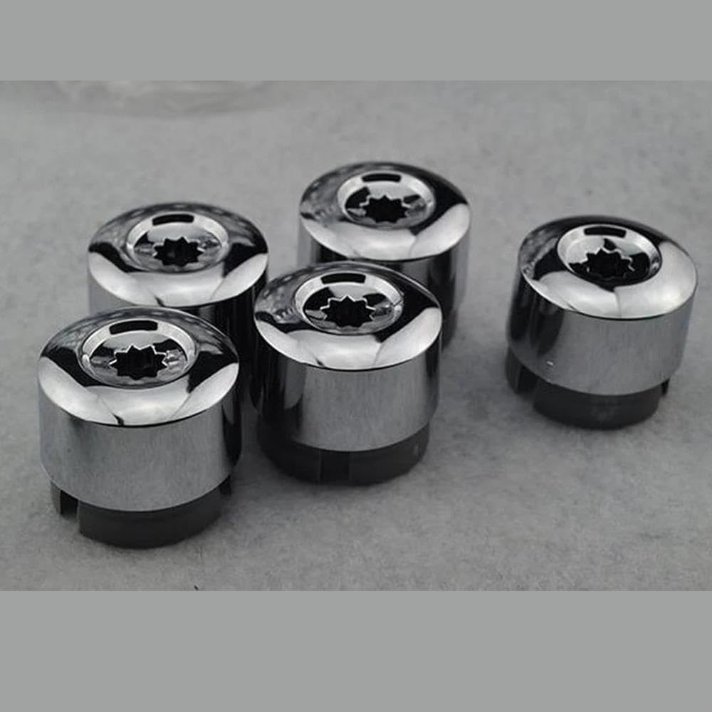 WTIXCRQ Radbolzen Radschraube Kompatibel Mit VW Für Touareg 2004–2014 Chrom-Radmuttern-Abdeckung Chrom-Finish 7L6601173A2ZZ, 10 Stück WTIXCRQ Radbolzen Radschraube Kompatibel Mit VW Für Touareg 2004–2014 Chrom-Radmuttern-Abdeckung Chrom-Finish 7L6601173A2ZZ, 10 Stück von WTIXCRQ