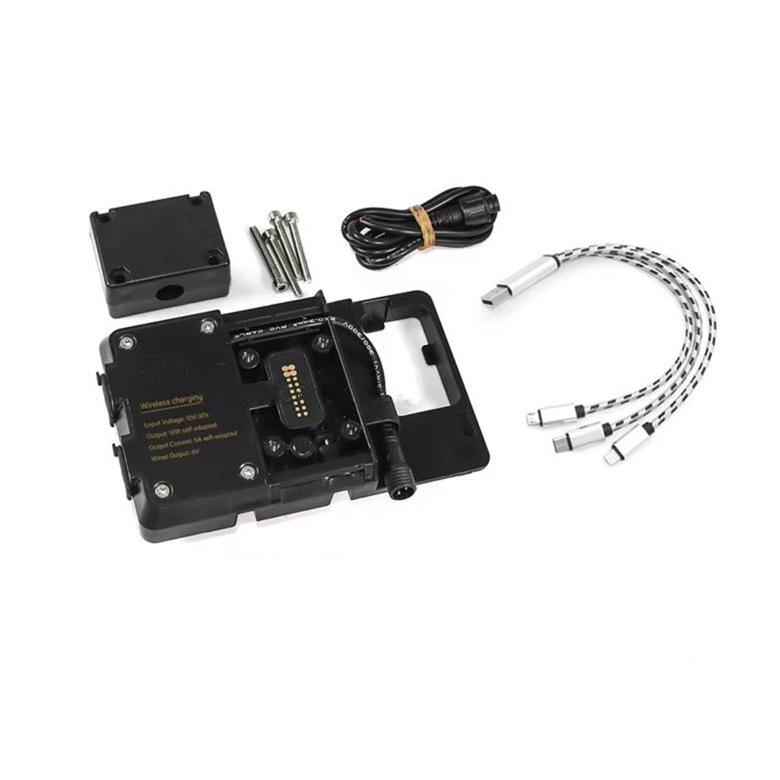 Motorrad Telefon Halterung Für Pan Für Amerika 1250 PA1250 RA1250 2021 2022 Handy Halter Drahtlose Ladegerät Navigation GPS Platte Halterung Anzupassen Fahrrad Handyhalterung(Wireless charging) von WTXXGQ