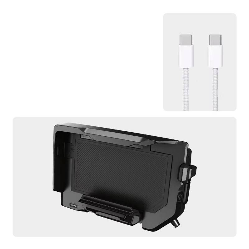 Motorrad Telefon Halterung Für R1300GS R1250GS R1200GS Für ADV F850GS F750GS F700GS F800GS Motorrad Drahtlose Lade GPS Telefon Halter Navigation Halterung Fahrrad Handyhalterung(Wireless- White Line) von WTXXGQ