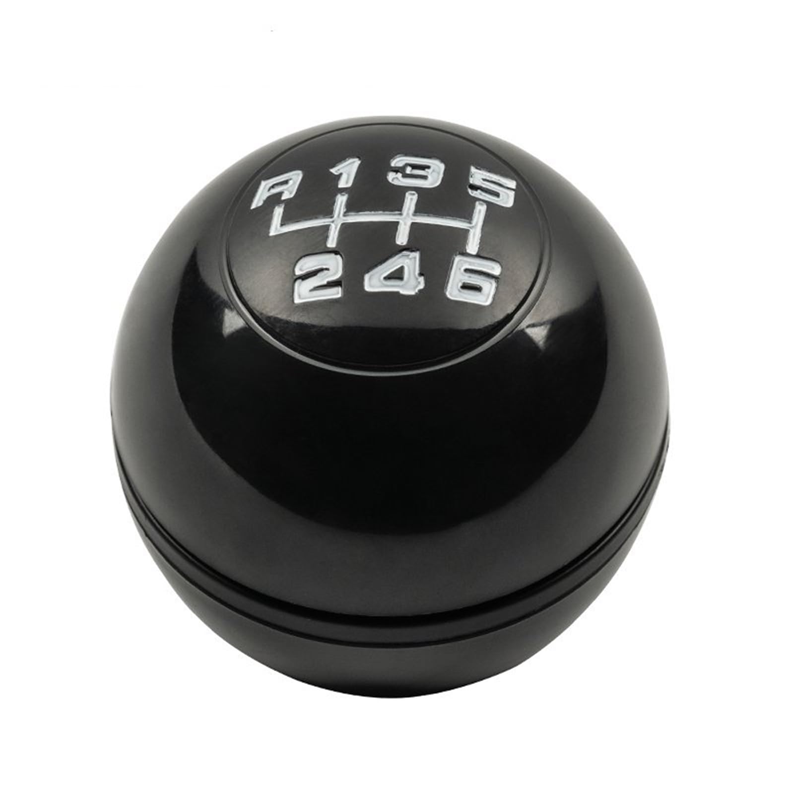 Schaltknauf Für Alfa Für Romeo Für Giulietta 2010-2018 5 6-Gang-Schaltknauf Handballhebel-Schaltkappenabdeckung Manuell Schaltknauf(6 Speed Black) von WTXXGQ