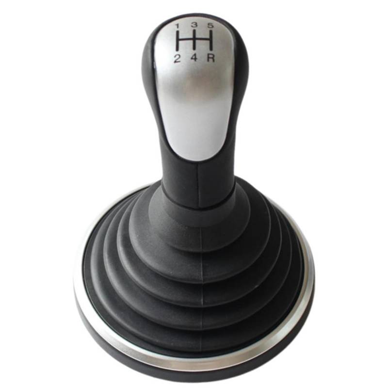 Schaltknauf Für Ford Für Fiesta MK6 Für Connect Für Fusion 2002 2003 2004 2005 2006 2007 2008 Auto Schaltknauf Griff Gamasche Boot Manuell Schaltknauf(Silver Pen and Case) von WTXXGQ