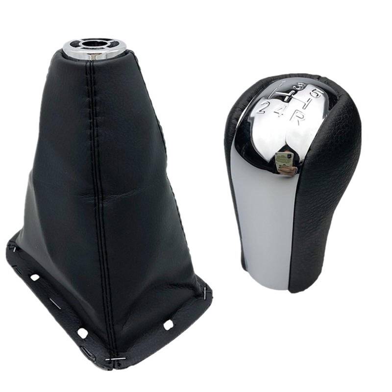 Schaltknauf Für Toyota Für AVENSIS T25 MK2 II 2003-2009 5/6 Geschwindigkeit Auto Shift Schaltknauf Hebel Gamasche Boot Abdeckung Fall Manuell Schaltknauf(5 Speed Combo) von WTXXGQ
