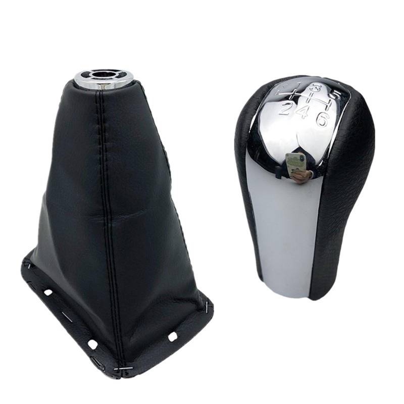 Schaltknauf Für Toyota Für AVENSIS T25 MK2 II 2003-2009 5/6 Geschwindigkeit Auto Shift Schaltknauf Hebel Gamasche Boot Abdeckung Fall Manuell Schaltknauf(6 Peed Combo) von WTXXGQ