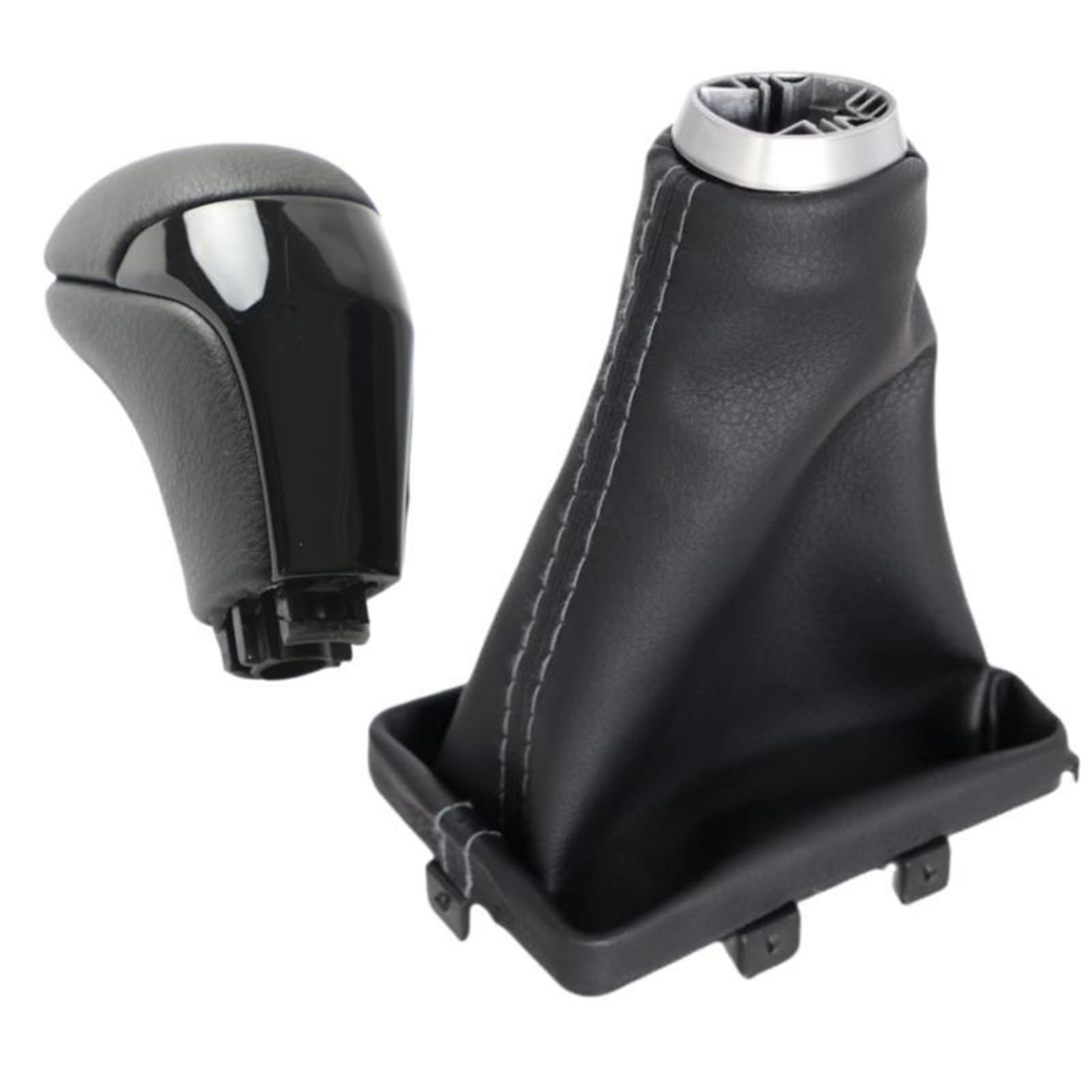 Schaltknauf Für Toyota Für Highlander Für Land Für Cruiser Für Prado Automatischer Schaltknauf Griff Boot Cover Manuell Schaltknauf(Glossy Black Case) von WTXXGQ