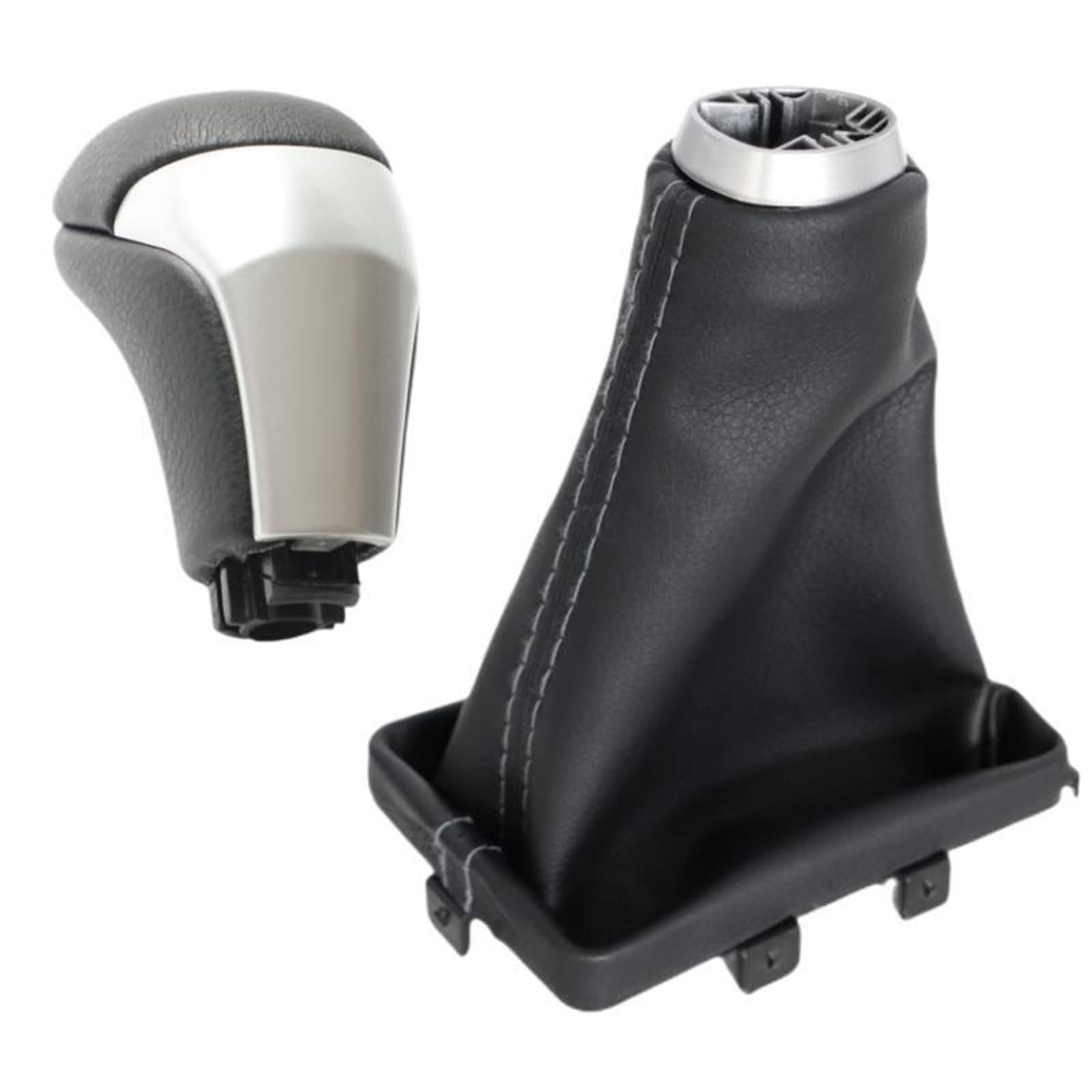 Schaltknauf Für Toyota Für Highlander Für Land Für Cruiser Für Prado Automatischer Schaltknauf Griff Boot Cover Manuell Schaltknauf(Matte Gray Case) von WTXXGQ