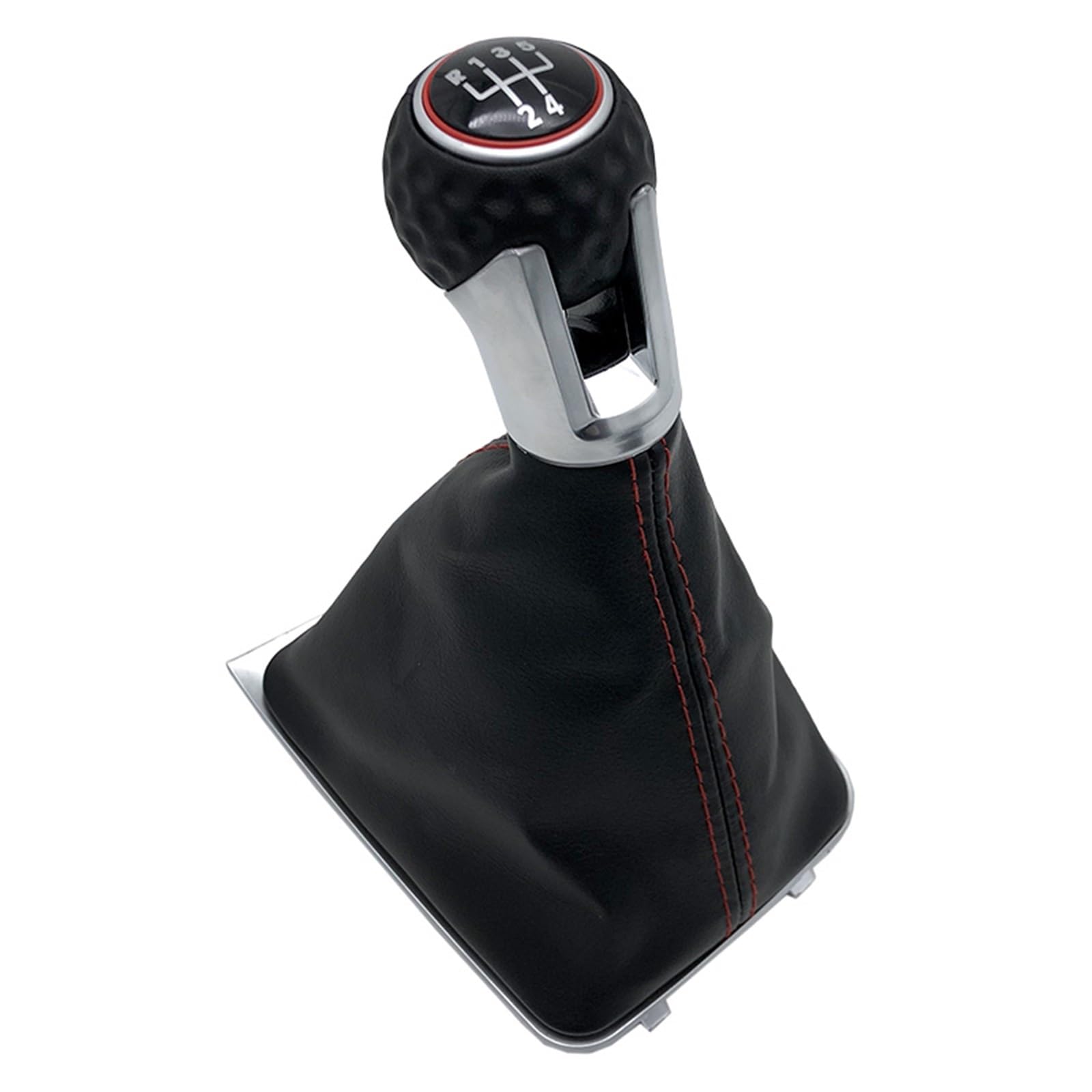 Schaltknauf Für VW Für Golf 7 MK7 Für GTI Für GTD 2013 2014 2015 2016 2017 2018 5 6-Gang-Schalthebel-Schaltknauf Manuell Schaltknauf(5 Speed Case) von WTXXGQ