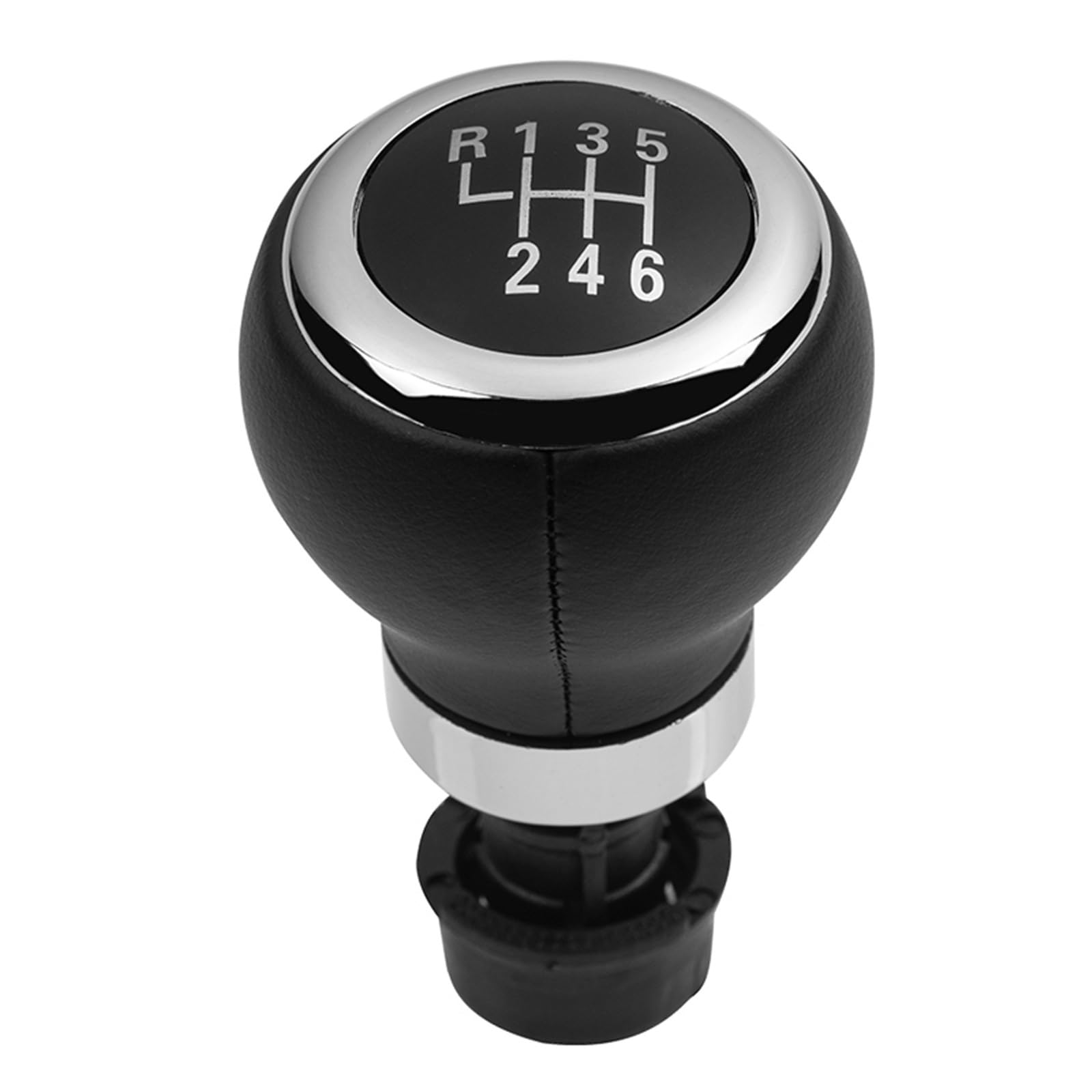 Schaltknauf Für VW Für Tiguan 5N 2007-2011 5/6 Geschwindigkeit Schaltknauf Griff Stick Hebel Shifter Gamasche Boot Abdeckung Fall Manuell Schaltknauf(6 Speed Knob) von WTXXGQ