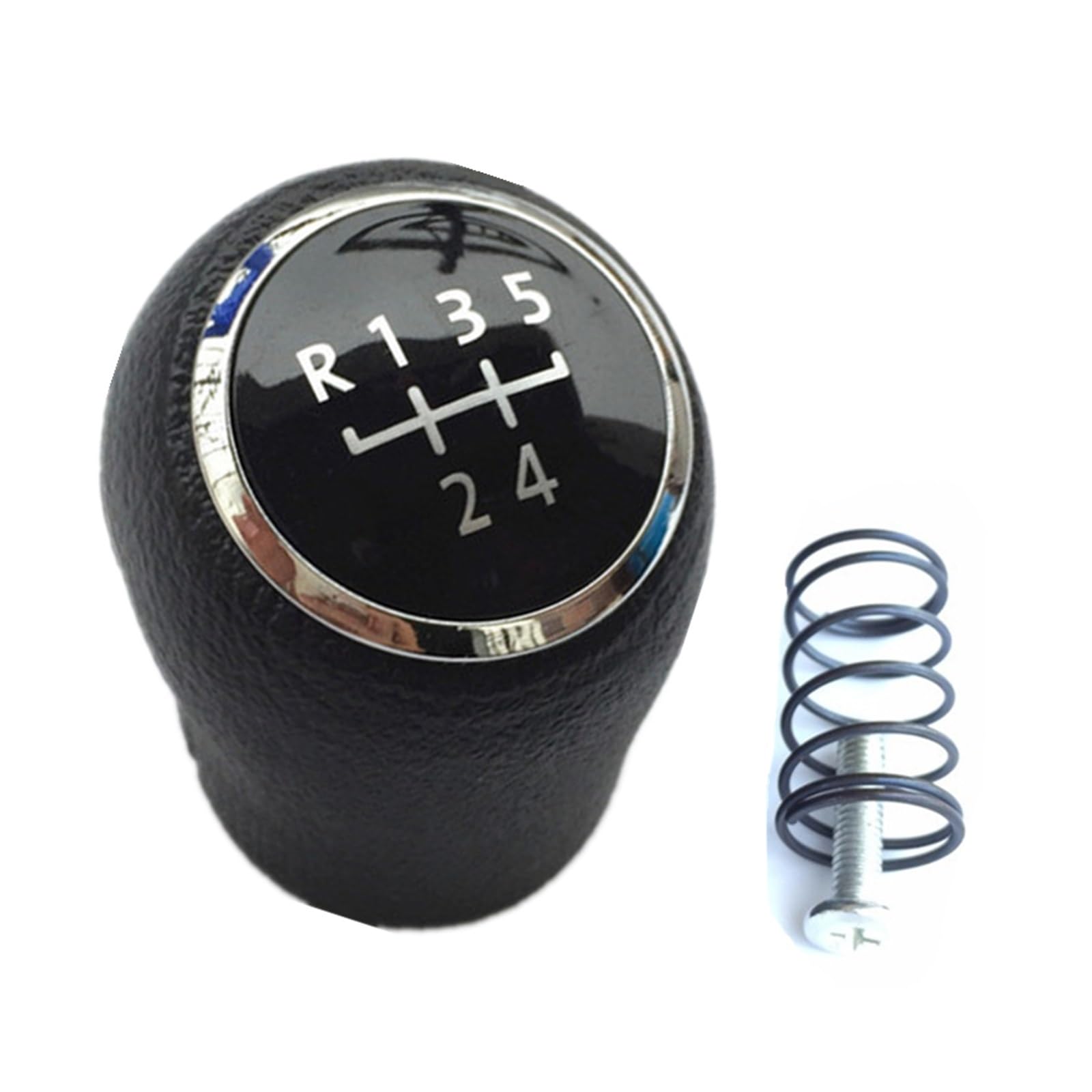 Schaltknauf Für VW Für Transporter T5 T5.1 T6 Gp 2003-2019 5/6 Geschwindigkeit Schaltknauf Griff Gaitor Boot Abdeckung Fall Manuell Schaltknauf(5 Speed Knob Black) von WTXXGQ