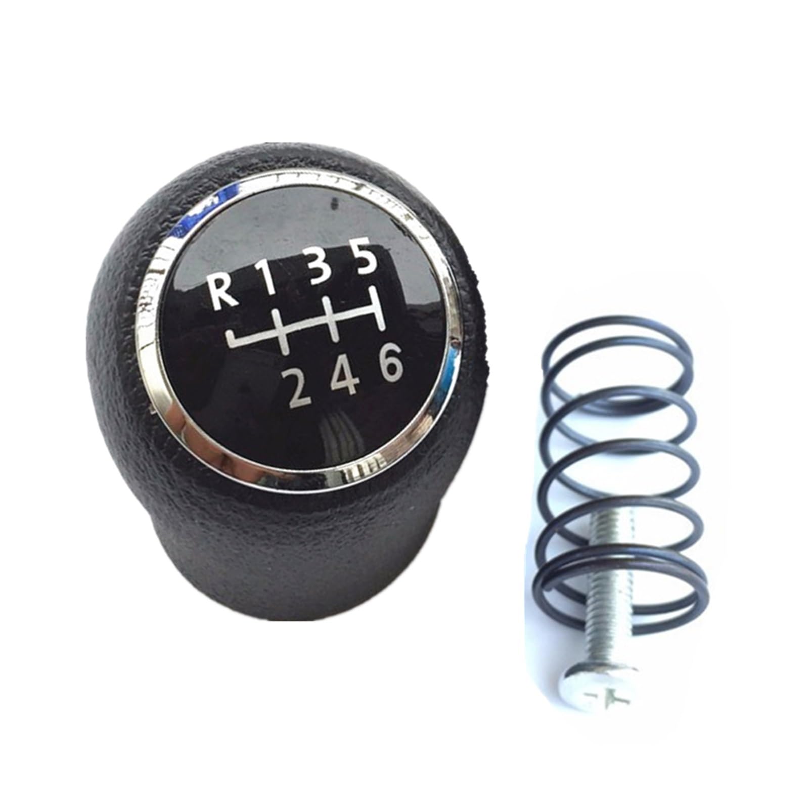 Schaltknauf Für VW Für Transporter T5 T5.1 T6 Gp 2003-2019 5/6 Geschwindigkeit Schaltknauf Griff Gaitor Boot Abdeckung Fall Manuell Schaltknauf(6 Speed Knob Black) von WTXXGQ