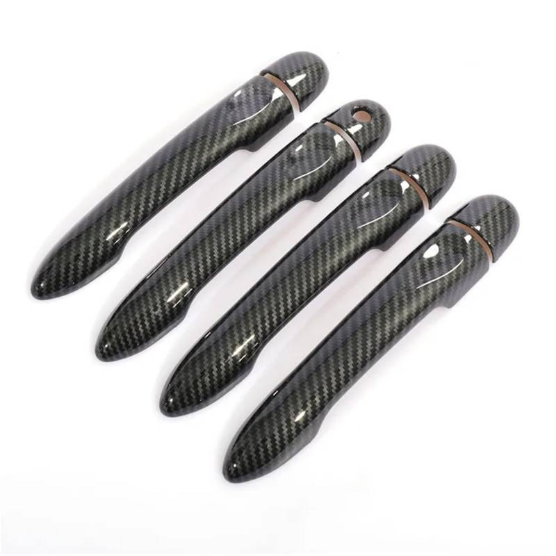 Vorderer Linker Außengriff Für Megane 3 MK3 III 2008-2016 Türgriffabdeckung Außenverkleidung Fang Autoaufkleber Zubehör(4Dr 1 Key no Button) von WTXXGQ