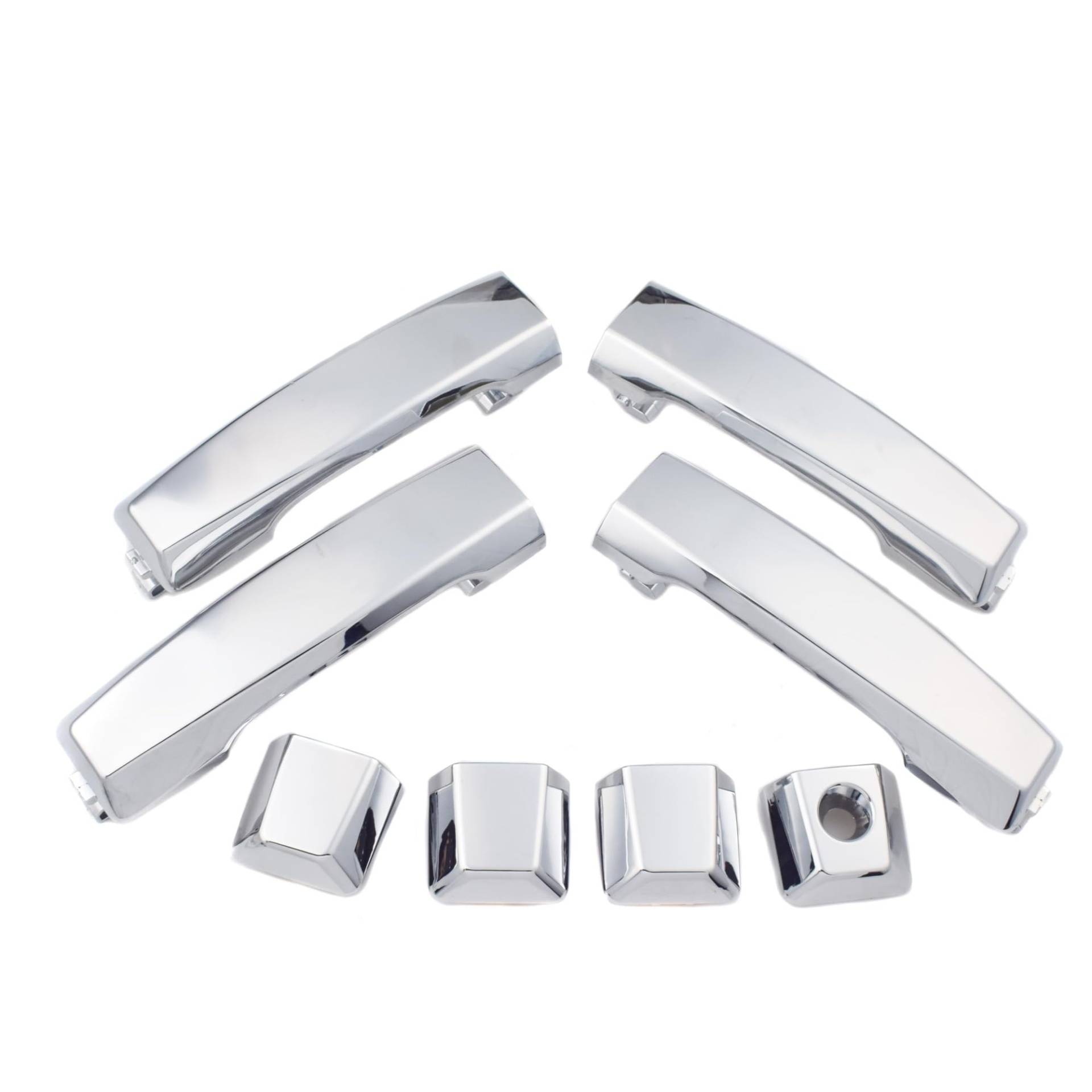 Vorderer Linker Außengriff Für Nissan für Titan 2004–2018 für Armada 2005–2015 1 oder 2 oder 4 Stück Chrom-Außentürgriff vorne hinten Links rechts(Front Rear 4piece) von WTXXGQ