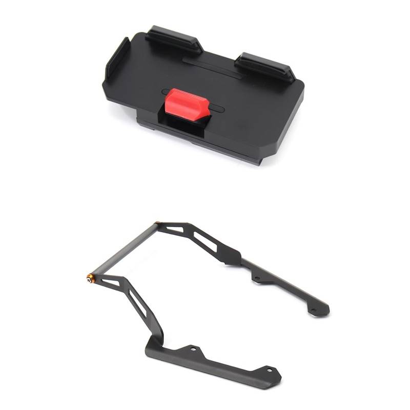 WTXXGQ Motorrad Telefon Halterung Für Aprilia SR GT200 2022 2023 Motorrad Windschutzscheibe Ständer Halter Telefon Handy GPS Navigation Halterung Fahrrad Handyhalterung(Set - 12MM) von WTXXGQ