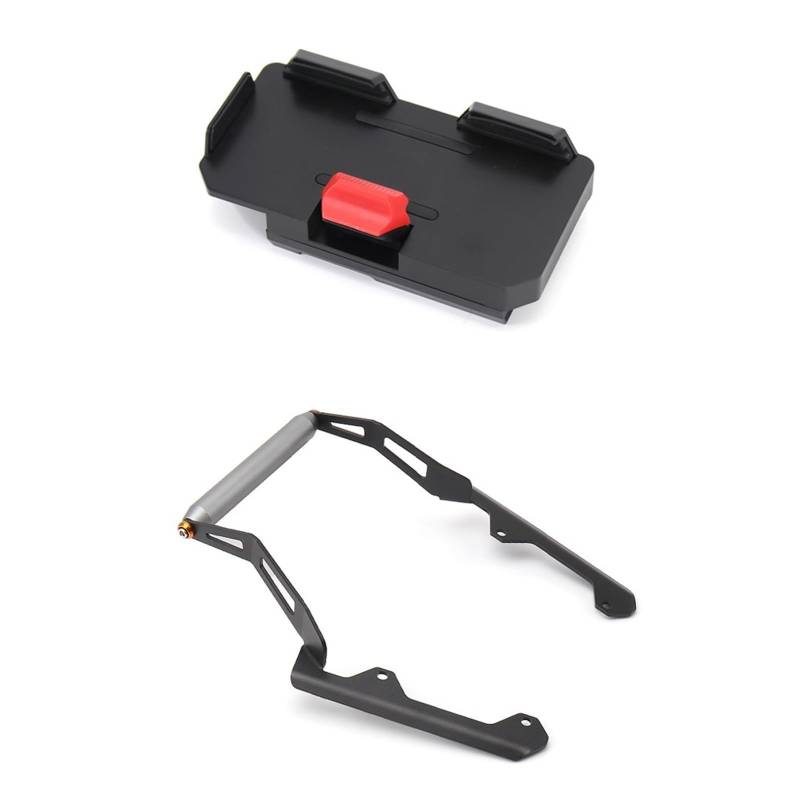 WTXXGQ Motorrad Telefon Halterung Für Aprilia SR GT200 2022 2023 Motorrad Windschutzscheibe Ständer Halter Telefon Handy GPS Navigation Halterung Fahrrad Handyhalterung(Set - 22MM) von WTXXGQ