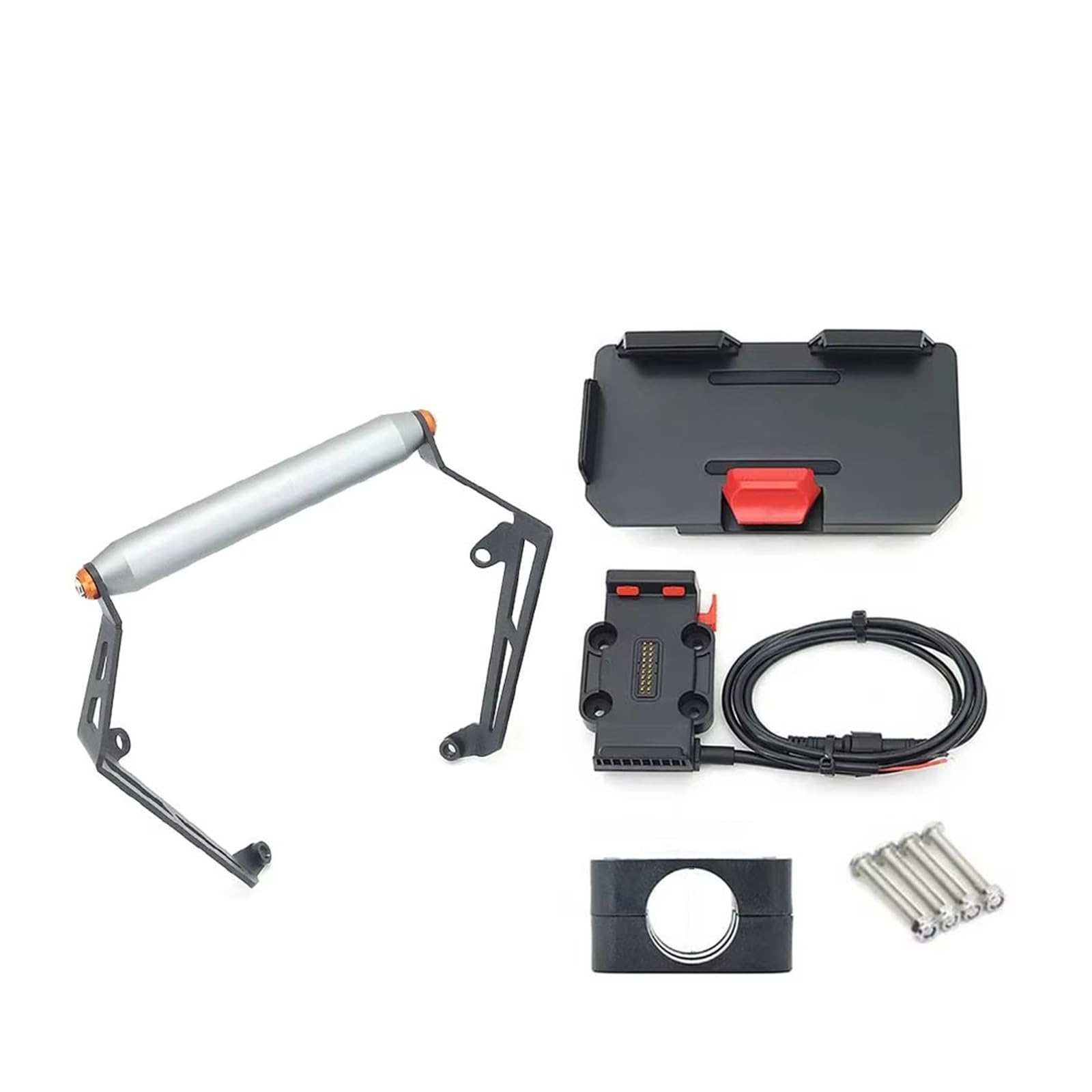 WTXXGQ Motorrad Telefon Halterung Für Benelli Für TRK702 Für TRK702X 2022- Motorrad GPS Telefon Halter USB & Drahtlose Ladegerät Navigation Halterung Ständer Fahrrad Handyhalterung(22mm - 1 Set) von WTXXGQ