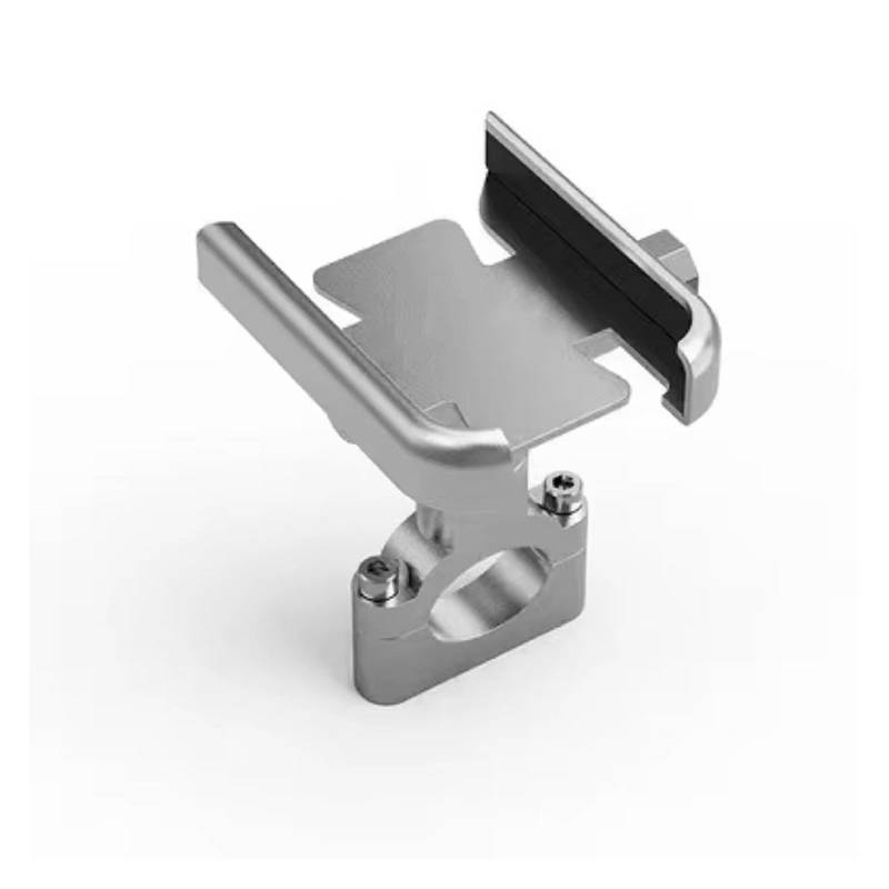 WTXXGQ Motorrad Telefon Halterung Für C650 Sport C650GT C 650 GT 2012-2020 Motorrad Lenker Handy Halter GPS Stand Halterung Fahrrad Handyhalterung(Handlebar Silver) von WTXXGQ