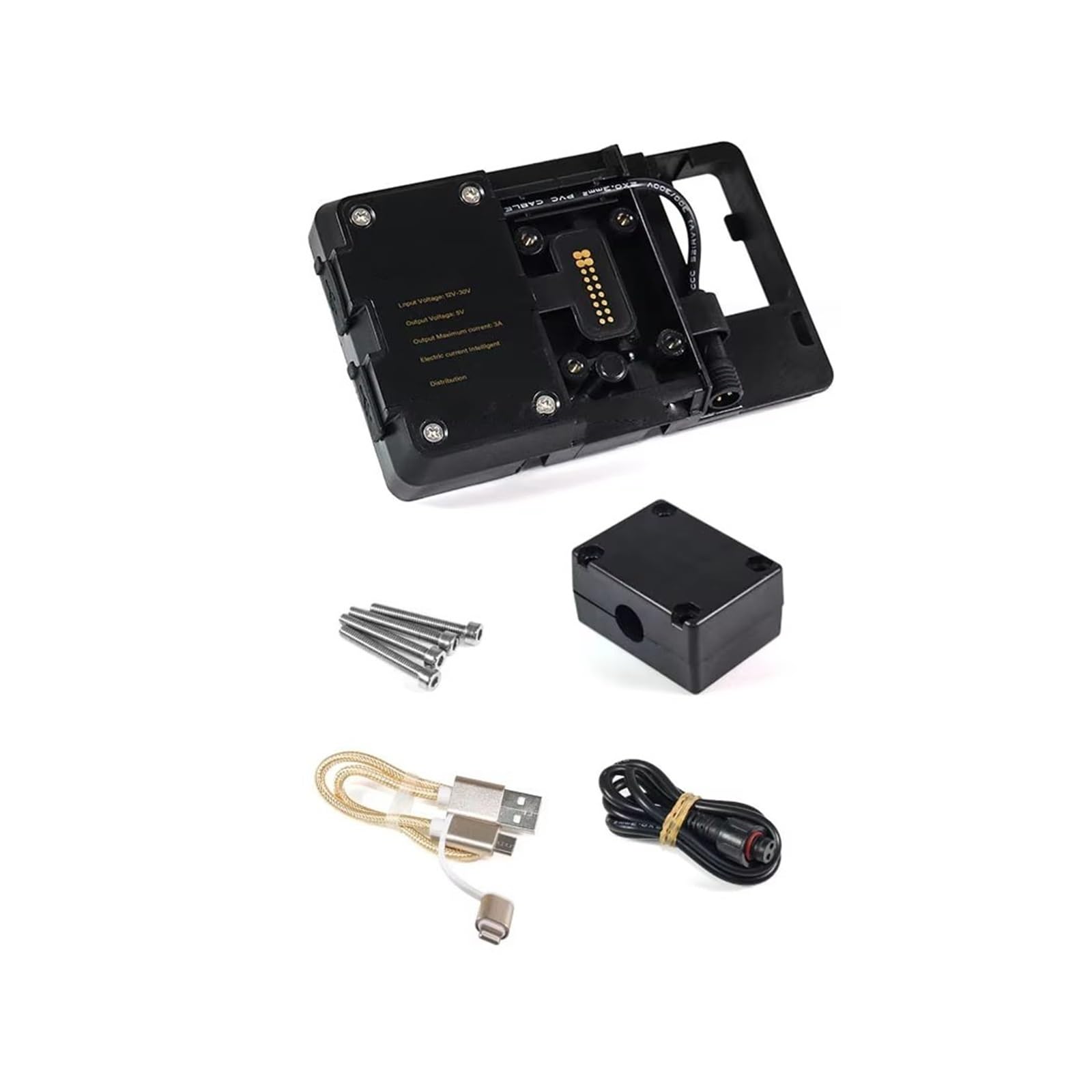 WTXXGQ Motorrad Telefon Halterung Für CRF 1100L Für Afrika Für Twin Für Abenteuer Für Sport Motorrad GPS Navigation Halterung USB Telefon Halter Fahrrad Handyhalterung(USB Phone Holder) von WTXXGQ