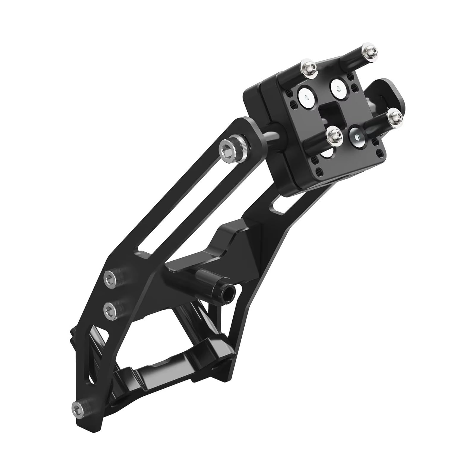 WTXXGQ Motorrad Telefon Halterung Für Ducati Für DesertX 2022 2023 2024 Motorrad Navigation Telefon GPS Halterung Adapter Halter 12MM Fahrrad Handyhalterung(Set) von WTXXGQ