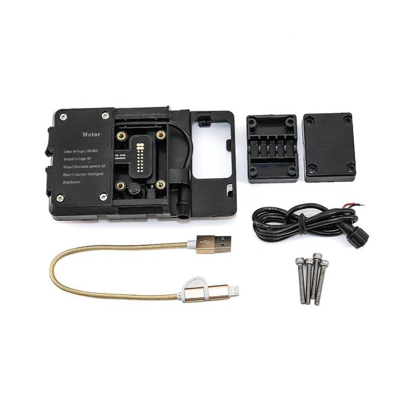 WTXXGQ Motorrad Telefon Halterung Für F850GS Für ADV Für F850GS Motorrad Ständer Halter Telefon Handy GPS Navigation Platte Halterung Fahrrad Handyhalterung(USB Phone Holder) von WTXXGQ
