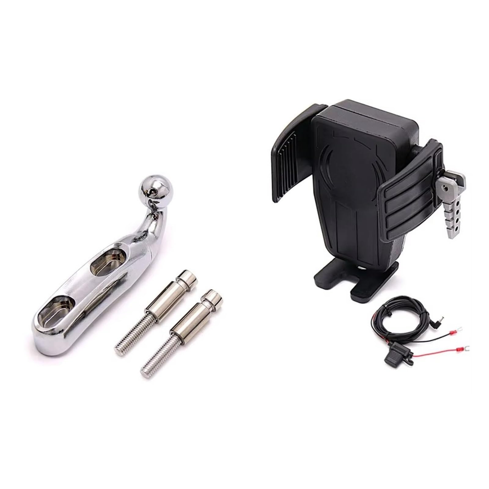 WTXXGQ Motorrad Telefon Halterung Für Gold Für Flügel GL1800 F6B 2018-2021 Motorrad GPS Telefon Halter Drahtlose Lade Navigation Halterung Barsch Montieren Fahrrad Handyhalterung(AD) von WTXXGQ