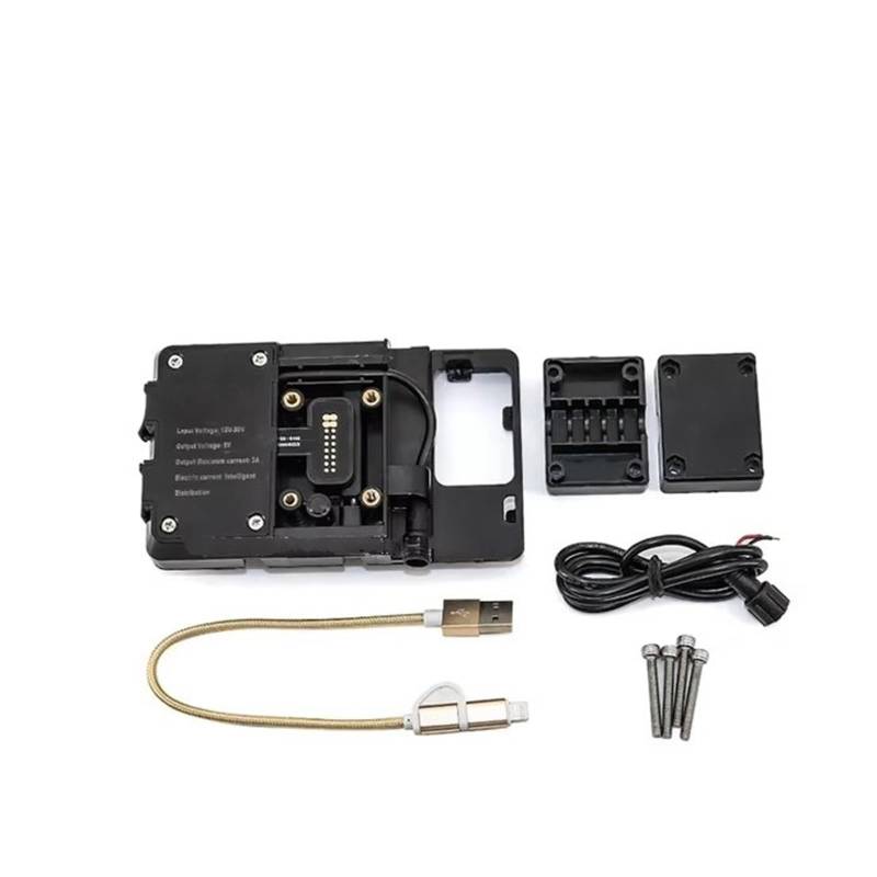 WTXXGQ Motorrad Telefon Halterung Für Kawasaki Für Ninja Z1000SX Z1000 2017 2021 Moto Navigation Halterung GPS Handy Halter Platte Stehen Anzupassen Unterstützung Fahrrad Handyhalterung(Phone Holder) von WTXXGQ