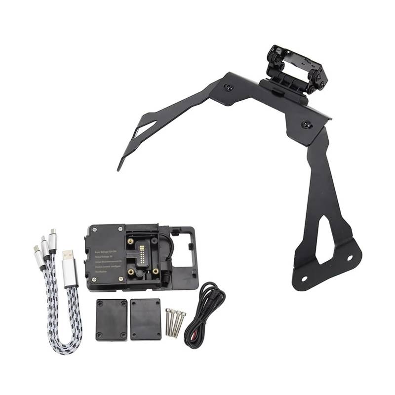 WTXXGQ Motorrad Telefon Halterung Für Kawasaki J300 2013-2021 2020 2019 2018 2017 2016 Motorrad Smart Navigation GPS Platte Halterung Anzupassen Halter Fahrrad Handyhalterung(B and C) von WTXXGQ
