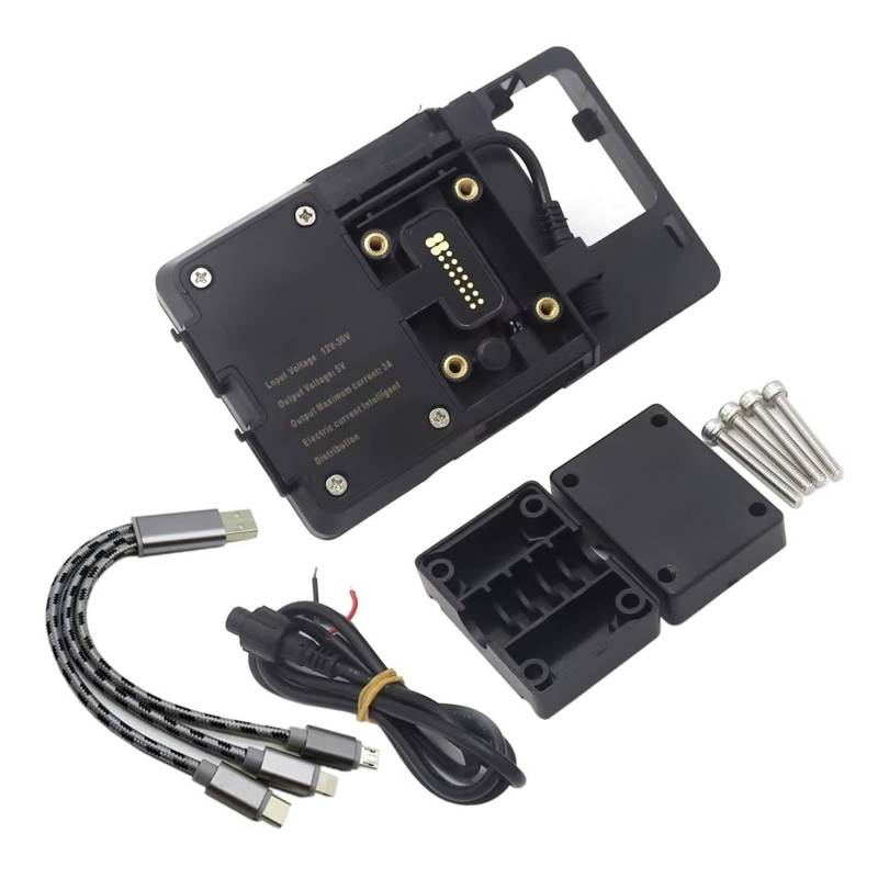 WTXXGQ Motorrad Telefon Halterung Für MT09 Für Tracer 900 2016 2017 Motorrad Vorne Telefon Ständer Halter Smartphone Telefon GPS Navigation Halterung Fahrrad Handyhalterung(Navigation Bracket) von WTXXGQ