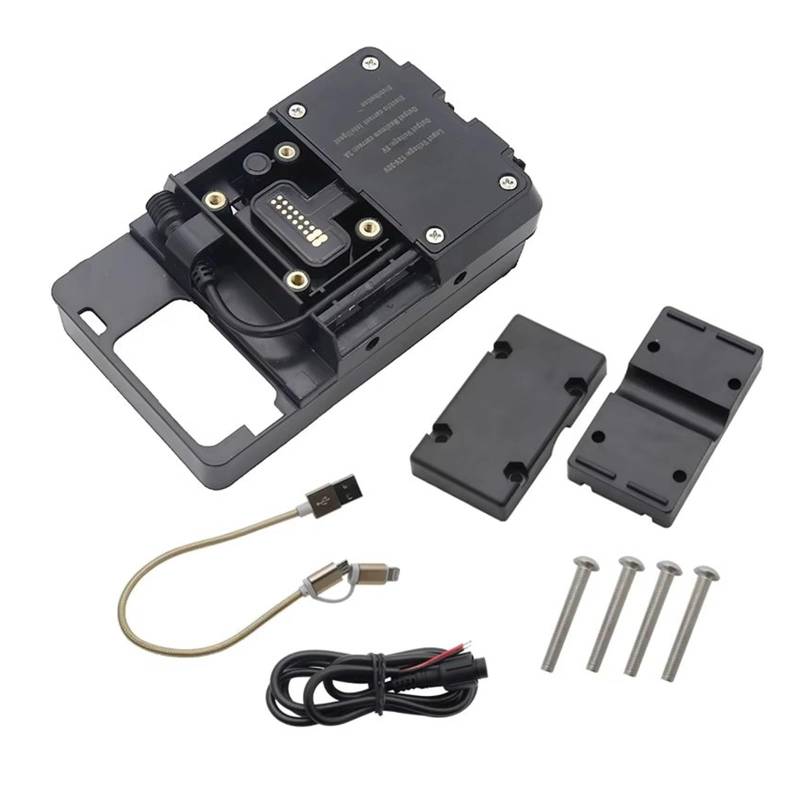 WTXXGQ Motorrad Telefon Halterung Für R1200GS F800GS Für ADV F700GS R1250GS F850GS Motorrad Handy-Navigation Halterung USB Lade Fahrrad Handyhalterung von WTXXGQ