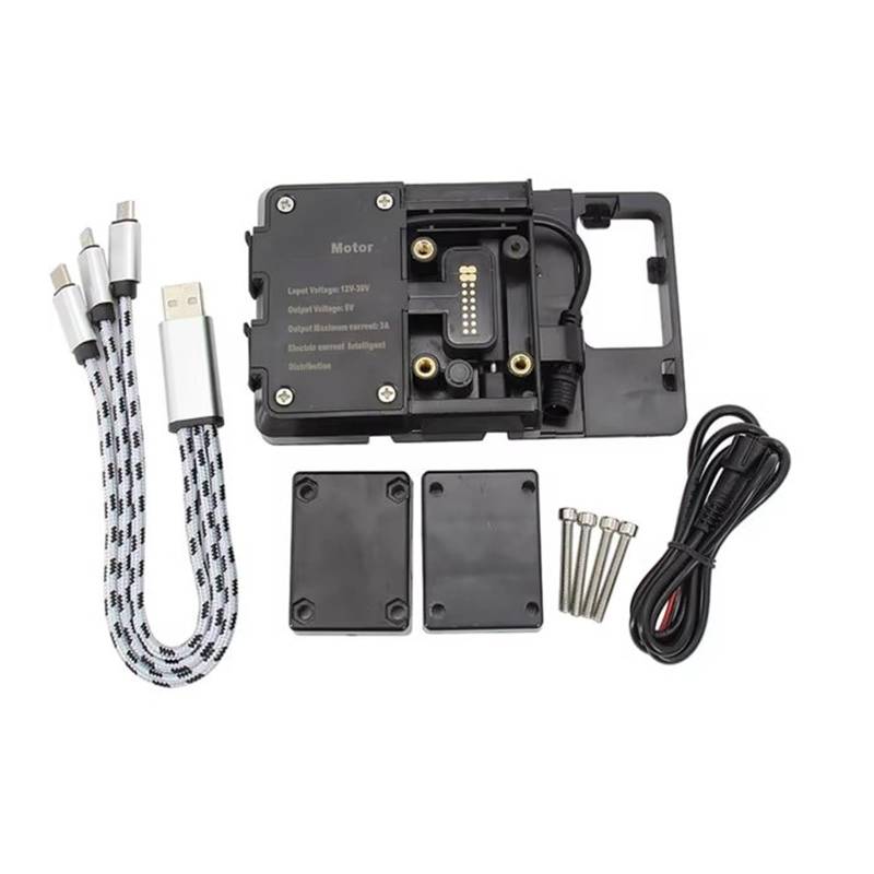 WTXXGQ Motorrad Telefon Halterung Für R1200RT 2013 2012 2011 2010 Motorrad Navigation Halterung GPS Navigator USB Lade Telefon Halter Fahrrad Handyhalterung(Phone Bracket) von WTXXGQ