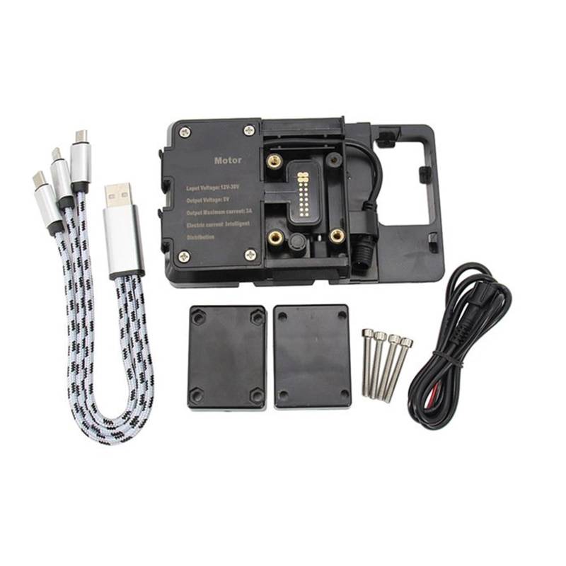 WTXXGQ Motorrad Telefon Halterung Für R1200RT R 1200 RT 2009 2010 2011 2012 2013 2014 2015 2016 2017 2018 2019 2020 GPS Telefon Halter Navigation Halterung Fahrrad Handyhalterung(Phone Bracket) von WTXXGQ