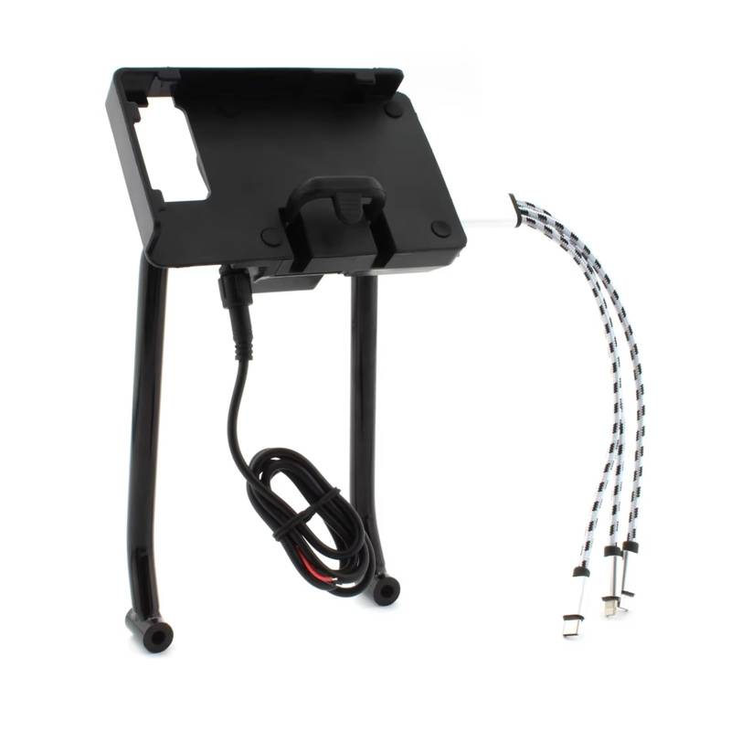 WTXXGQ Motorrad Telefon Halterung Für S1000XR 2020 2021 2022 2023 2024 Motorrad Geändert GPS Navigation Halterung Supporter Halter Fahrrad Handyhalterung(USB Charging Set) von WTXXGQ