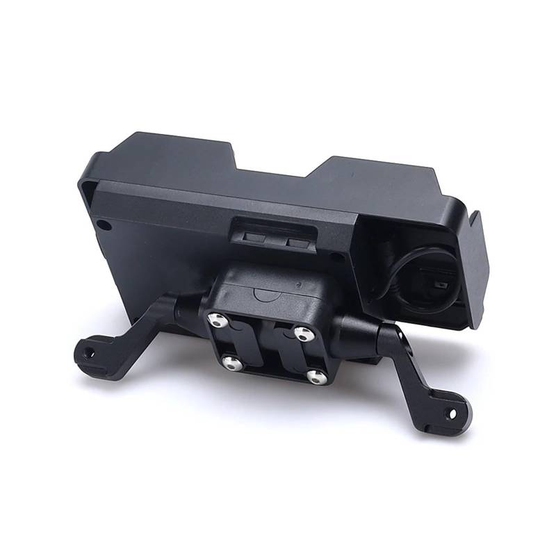 WTXXGQ Motorrad Telefon Halterung Für Tiger 1200 GT Pro 2023 - Motorrad GPS SMART Phone Windschutzscheibe Navigation GPS Platte Halterung Adapt Halter Fahrrad Handyhalterung(A Set Black - 22mm) von WTXXGQ